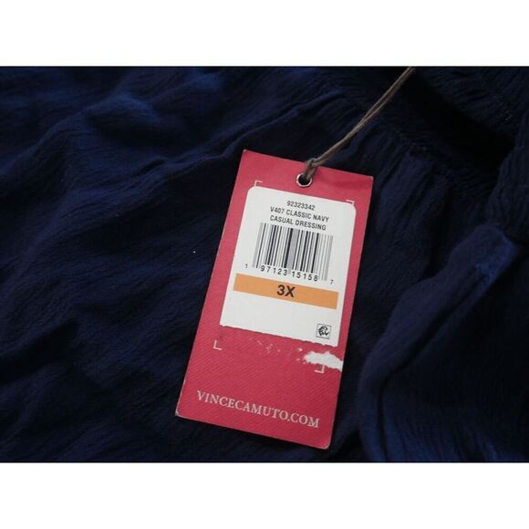 Vince Camuto Navy Wide Leg Pants - Picture 7 of 9